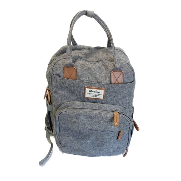 RUVALINO Diaper Bag Backpack Multifunction Travel Back Pack Baby Items Heather - Picture 3 of 11